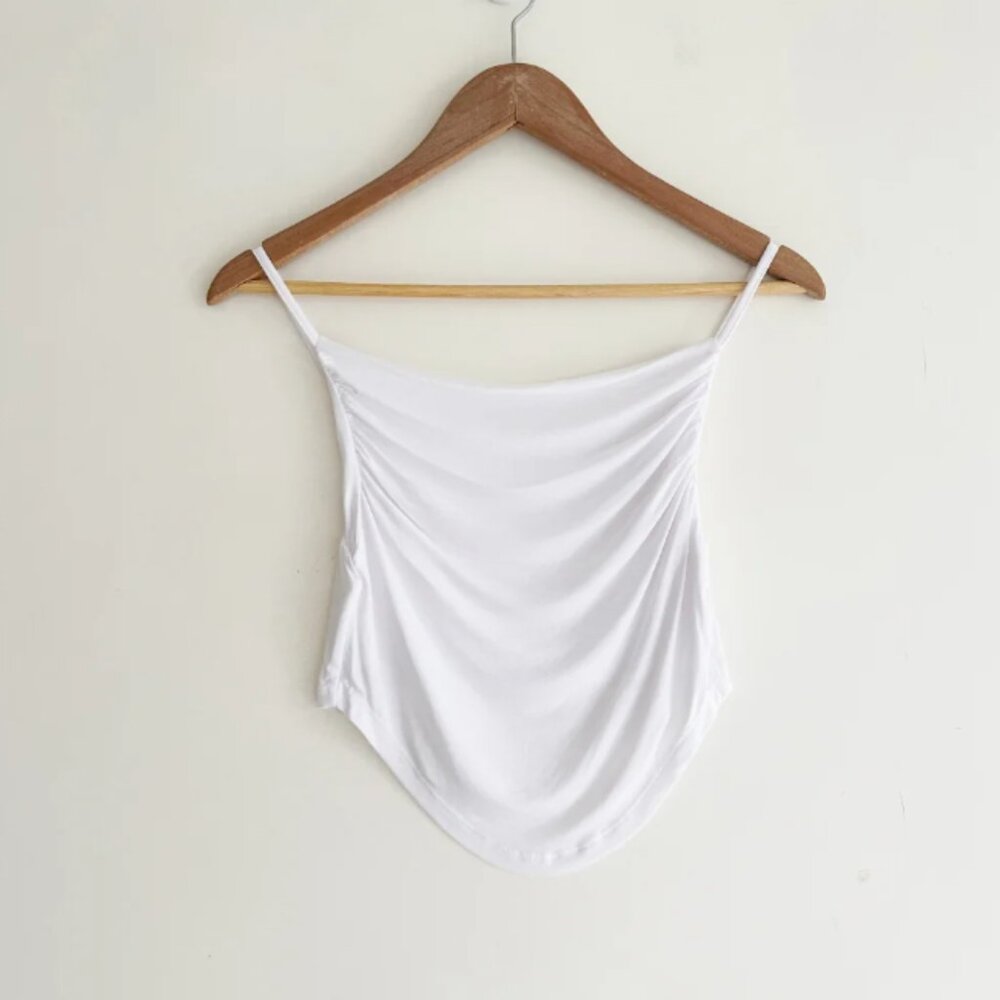 On My One Korean Fine Shirring Nashi Cardigan Set in White, One Size - Picture 5 of 7